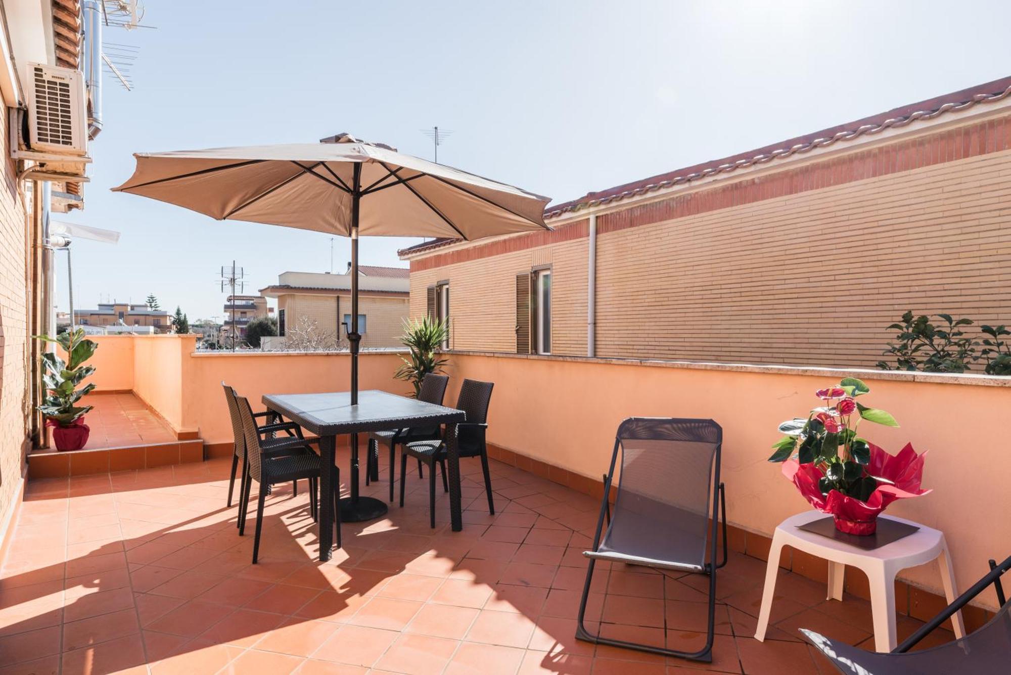 360 Guesthouse - Apartment With Terrace Fiumicino Exteriér fotografie